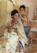 Anders Zorn Fronarna Salomon(The misses Salomon) china oil painting artist